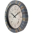 thumbnail image 4 of Infinity Instruments Aztec Indoor-Outdoor Wall Clock, Faux Stone, 18 Inch, 4 of 8