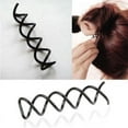 thumbnail image 2 of 12 horquillas para el cabello en espiral, horquillas para el cabello retorcidas, horquillas para el cabello, horquillas giratorias, clip redondo antiarañazos para peinados de mujer DIY (negr, 2 of 5