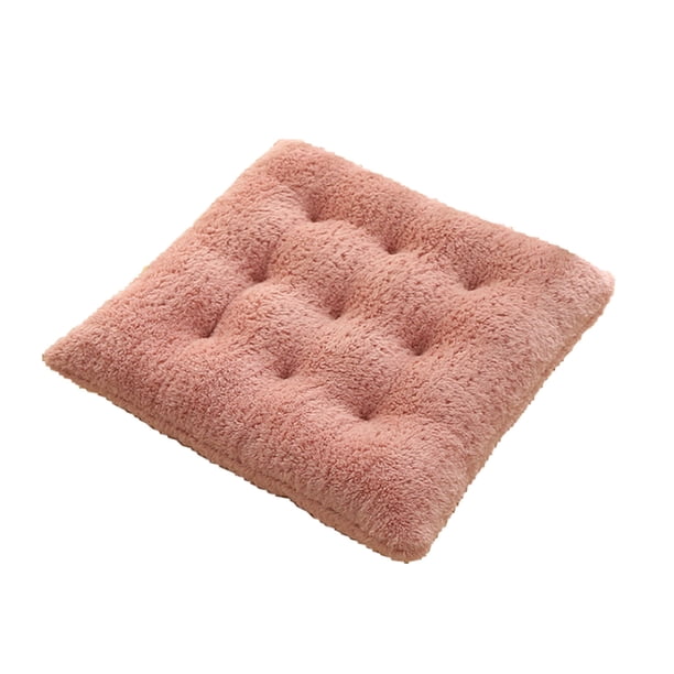 Yhmxh Cojín para silla de color liso con acabado mate, cojín para silla de comedor, cojín para oficina, estudiante y asiento de invierno, resistente a la decoloración.