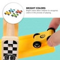 thumbnail image 4 of QUTETN 8Pcs Wooden Race Track Toy Wooden Racing Car Kids Car Toy Interactive Board Game, 4 of 6