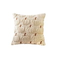 thumbnail image 2 of Pumpkin Fall Decorative Throw Pillow Covers 18"x18",Set of 1 Orange Green Soft Pillow Covers for Autumn Harvest, Fluffy Plush Accent Pillow Cases for Farmhouse Halloween Decor, 2 of 8