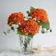 thumbnail image 5 of Nvzi 3 piezas de flores de hortensia artificiales de 21 pulgadas, grandes, naturales, realistas, de tacto real (verde), 5 of 5