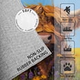 thumbnail image 3 of 3x5 Rug, Highland Cow Door Mat Washable Non Slip Soft for Entryway, Farm Animal Floral Rug, Farmhouse Animal Carpet, Highland Cow Home Decor & Gifts, 3 of 7