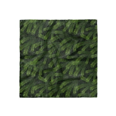 Winter Head Scarf, Pine Fir Coniferous Tree, Head Wrap, 3 Sizes, by Ambesonne