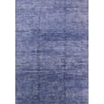 thumbnail image 1 of Ahgly Company Indoor Rectangle Mid-Century Modern Sapphire Blue Oriental Area Rugs, 7' x 10', 1 of 6