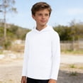 thumbnail image 2 of CAIXIA Boys Hooded Rash Guard Fishing Shirt, UPF 50+ Kids Long Sleeve Sun Hoodie, Youth UV Protection Beach Swim Shirts, 2 of 6