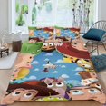 thumbnail image 2 of Toy Story Themed Bed Sheet Set Three Piece Set 53x79 Inches Comfortable And Skin Friendly Unique Design Creating A Star Studded Night, 2 of 6