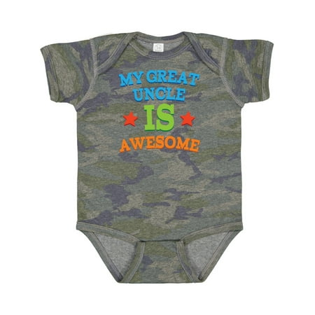 

Inktastic My Great Uncle is Awesome Gift Baby Boy or Baby Girl Bodysuit