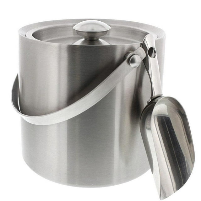 Refrigerador de Botellas de Doble Pared BLESIY Enfriador de Champagne 3L Cubeta de hielo
