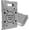 Grey, variant on OptiPak 12x15 Merchandise Bags - Plastic Bags with Handles - Package Bags Make the Most of Today Bulk Pack of 50 White