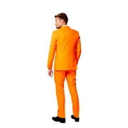 OppoSuits Mens The Orange Solid Color Suit