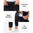 thumbnail image 4 of FUNING Women's Pants with Deep Pockets 7/8 Stretch Ankle Sweatpants for Golf, Athletic, Lounge, Travel, Work, 4 of 6