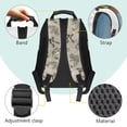 thumbnail image 5 of Bulopur Camo Football Bass Fish Kids Backpack for Boys, Sport Fishing Wildlife Print School Bag Lightweight/Breathable/Durable/Waterproof Multi-Pocket Book Bag for Kids 6-12, 5 of 8