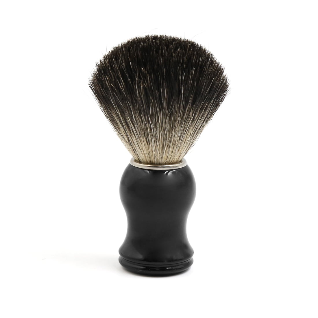Men Black Handle Beard Moustache Badger Hair Knot Shaving Brush