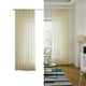 Zootealy Voile heer Window Curtain avec Tige de Bague pour Cuisine, Chambre et Salon (1 Panneau, 39 '' W 51 '' L) – image 1 sur 8