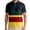 Dark Green, variant on Men Polo Shirts Golf Striped Short Sleeved Button Up Collared Top Performance Stretch Athletic Regular Breathable Shirts for Men