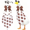 thumbnail image 6 of Ccwuwei Porch Goose 23 inch Clothes Halloween, Football Themed Decor Accessories Set with Bow & Sunglasses for 23" Cement Statue Garden Patio Outdoor Decoration, 6 of 9