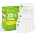 thumbnail image 1 of Vixino Vacuum Sealer Bags, 80 Reusable Vacuum Sealer Bags for Food, BPA-Free, Meal Prep and Sous Vide Cooking,Works for Handheld Sealer and Vac Seale, 1 of 7
