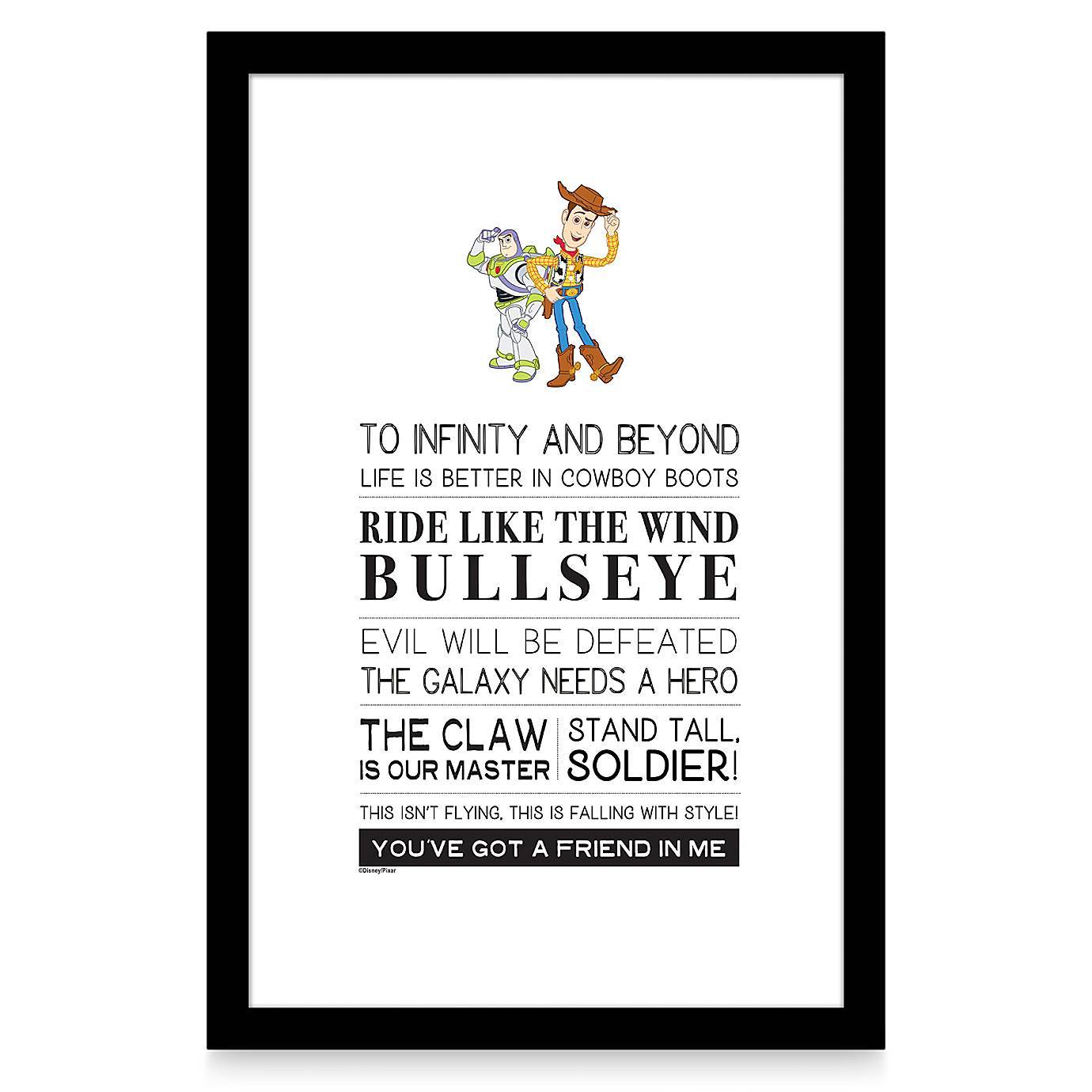 Disney Toy Story Buzz Woody Quotes Wall Decor New Walmart Com