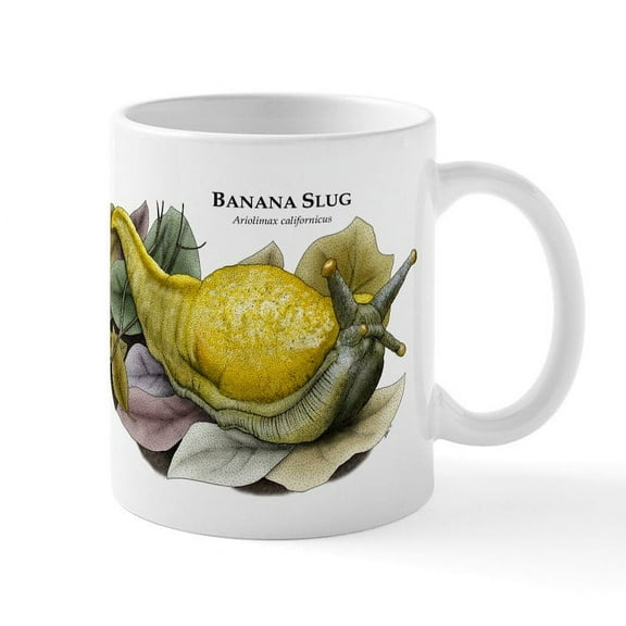 CafePress - Banana Slug Mug - 11 oz Ceramic Mug - Novelty Coffee Tea Cup