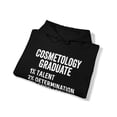 thumbnail image 4 of Cosmetology Graduate Hoodie, Gifts, Hooded Sweatshirt, 4 of 4