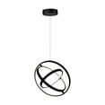 thumbnail image 5 of Artcraft Lighting Sienna 30W LED Orb Pendant Black, 5 of 6