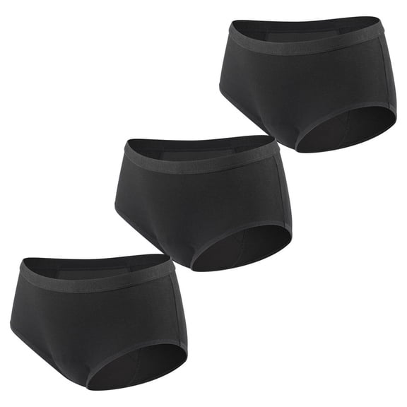 CARER Period Underwear for Women Heavy Flow, Leakproof Period Panties Moderate Absorbency 3 Pack