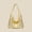 Yellow, variant on Studded Hobo Bags for Women Soft PU Leather Studded Slouchy Shoulder Handbag Tote Purse