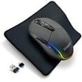 thumbnail image 1 of Mouse inalámbrico ITAWEY tri-modo Bluetooth 3200 DPI con LED, 1 of 8