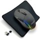 thumbnail image 1 of Mouse inalámbrico ITAWEY tri-modo Bluetooth 3200 DPI con LED, 1 of 8