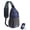 Blue, variant on WATERFLY Unisex Anti-Theft RFID Blocking Multiple Pockets Travel Sling Bag CrossBody Shoulder Chest Bag,Black