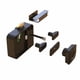 thumbnail image 4 of Matsuzay 1 Juego de cerraduras de gabinete portátiles, candado, armario, huella dactilar, cerradura en la puerta, elementos esenciales para el Type1, 4 of 6
