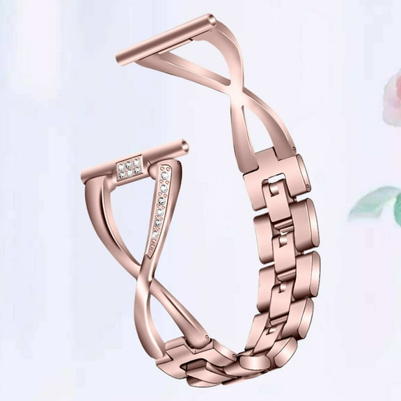 OFFIGAM Replacement Watch Band Rose Gold Stylish for Casual and Business 1Pc