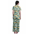 thumbnail image 4 of Moomaya Printed WoMen's Pajamas Loungewear Pj Sets Cotton Casual Nightwear, 4 of 6