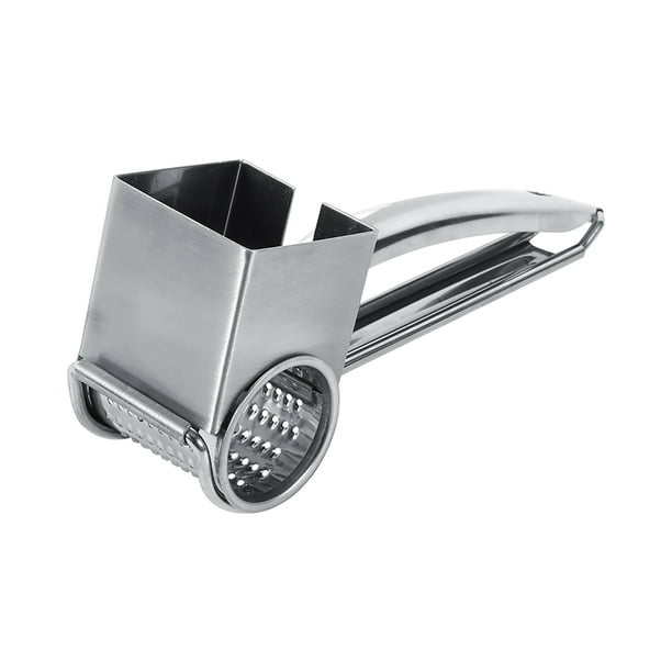 Rallador Giratorio De Cocina Multifuncional De Acero Inoxidable, Rallador De Queso Giratorio, Rallador De Queso Giratorio Manual Para Cocina, Suministros Para Hornear, Rallador De