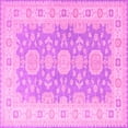thumbnail image 1 of Ahgly Company Indoor Square Oriental Pink Traditional Area Rugs, 6' Square, 1 of 4