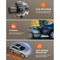 thumbnail image 4 of Dash Cam Front and Rear 4K+1080P, WiFi 6 Dash Camera with 2.99" IPS Display, Free 32GB Card, Night Vision, 24H Parking Mode, G-Sensor, Loop Recording, 4 of 8