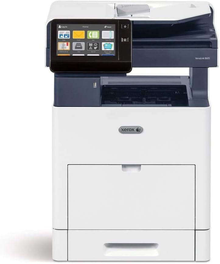 Xerox VersaLink B605 Mono LED Multifunction Printer – Print, Copy, Scan, Fax, Up to 58ppm, Duplex, A4, 2 Trays, 7″ Touchscreen