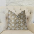 thumbnail image 2 of Plutus Medallion Eclipse Beige and Gray Luxury Throw Pillow 24"L x24"W, 2 of 3
