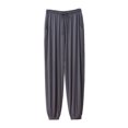 thumbnail image 2 of Luxalzxs Pajama Pants Men Soft Comfy Sleep Lounge Pants Bottoms Elastic Waist Drawstring Lightweight Cotton Long Pj Pant Sleepwear with Pockets, 2 of 5