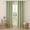 Sage Green, variant on Natural 100% Blackout Linen Curtains for Bedroom 108 Inches Long,Farmhouse Thick Textured Window Room Darkening Curtains for Living Room,Grommet Drapes,52" W x 108" L,(2 Panels)