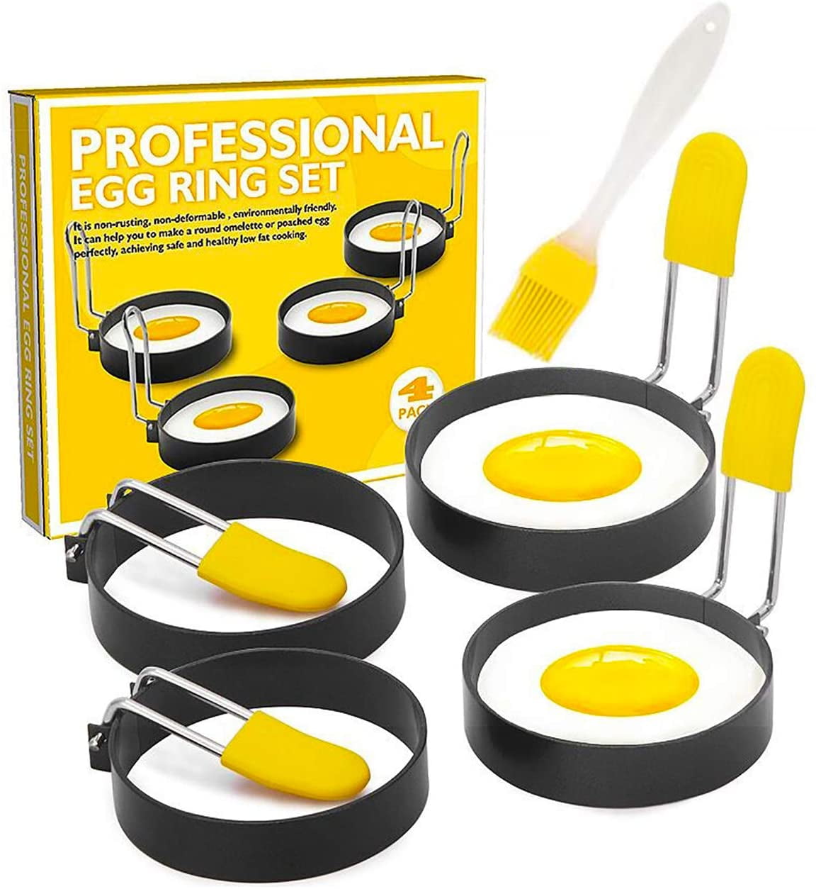 Stainless Steel Round Egg Ring 4 