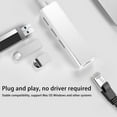 thumbnail image 2 of NARABB 4 In 1 USB C Hub USB Docking Station With 100Mbps Ethernet Ports + 3 USB 2.0 Ports Works For And M-a-c Laptop, 2 of 5