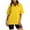 Yellow, variant on Zekutng 2 Piece Sets for Women Solid Loose Short Sleeve T-shirt Pullover Shorts Sets,Sizes S-3XL