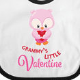 thumbnail image 4 of Inktastic Grammy's Little Valentine Boys or Girls Baby Bib, 4 of 4