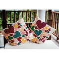thumbnail image 5 of 18"x18" Simply Daisy Valentines Hearts All Around Poly Indoor/Outdoor Pillow, Magenta Qty 1, 5 of 5