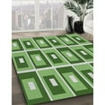 thumbnail image 2 of Ahgly Company Indoor Rectangle Patterned Shamrock Green Novelty Area Rugs, 8' x 12', 2 of 6
