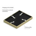 thumbnail image 3 of Aluminum Metal and Glass Single Picture Frame 6x8, 3 of 7