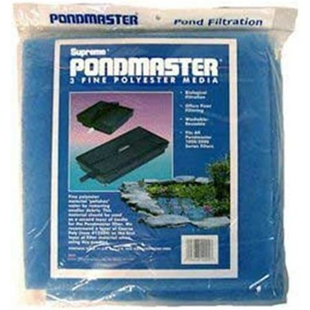 Pm1000 & 2000 Poly 3 Pack Replacement Filter Media