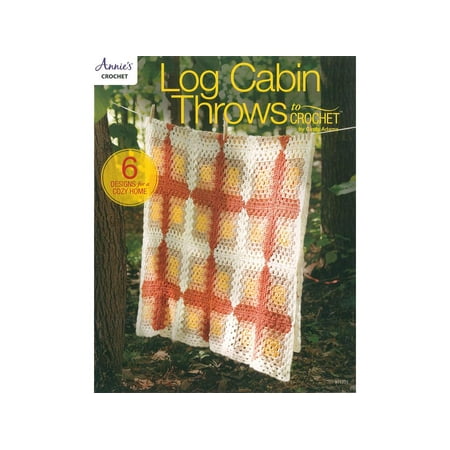 Annie's Log Cabin Throws To Crochet Bk
